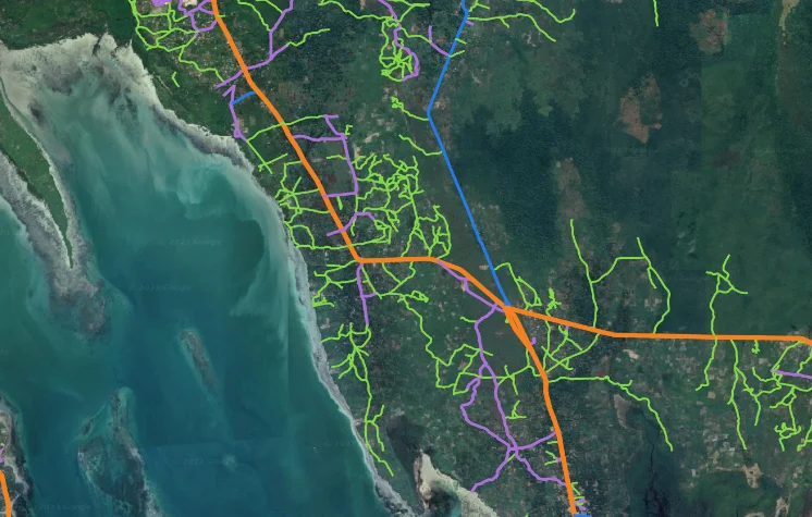 Mapping the evolution of Unguja’s road infrastructure