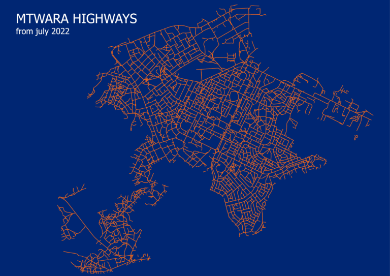Roads of Mtwara (Tanzania): The importance of background data