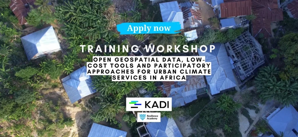 Training workshop: Urban climate services in Africa