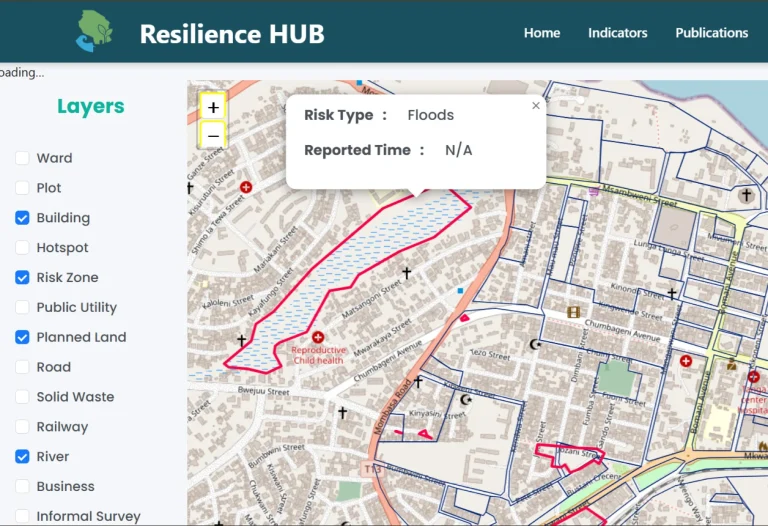 An Interactive Urban Resilience Observatory for Evidence-Based Climate Change Adaptation in Tanga and Mwanza Regions, Tanzania