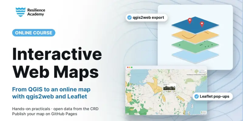 Working with interactive web maps – qgis2web and Leaflet