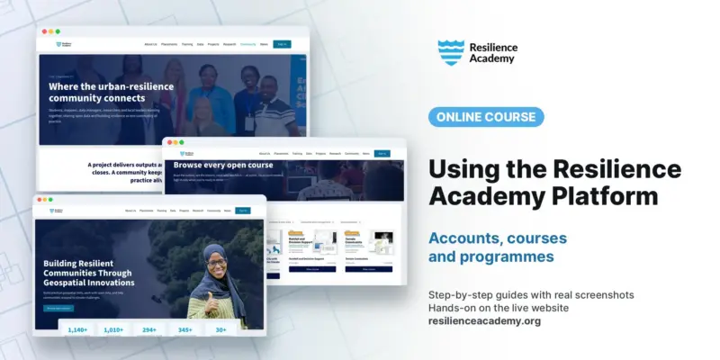 Using the Resilience Academy Platform: Accounts, Courses and Programmes